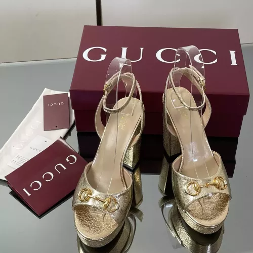 Replica Gucci Sandal For Women #1372073 $100.00 USD for Wholesale