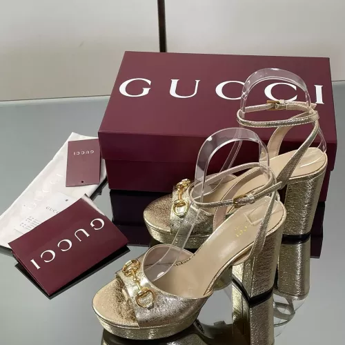 Replica Gucci Sandal For Women #1372073 $100.00 USD for Wholesale