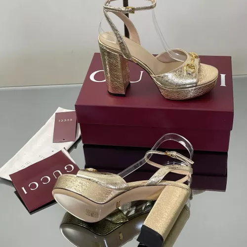 Replica Gucci Sandal For Women #1372073 $100.00 USD for Wholesale