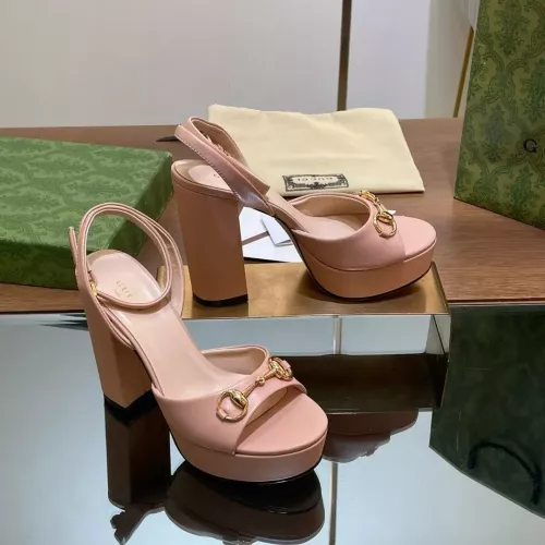 Replica Gucci Sandal For Women #1372076 $100.00 USD for Wholesale