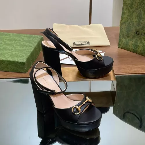 Replica Gucci Sandal For Women #1372077 $100.00 USD for Wholesale