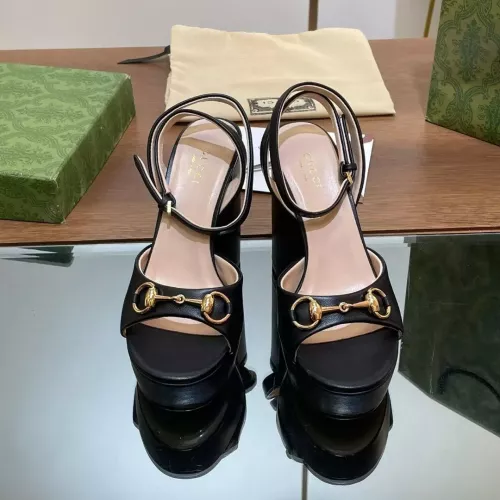 Replica Gucci Sandal For Women #1372077 $100.00 USD for Wholesale