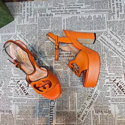 Replica Gucci Sandal For Women #1372078 $100.00 USD for Wholesale