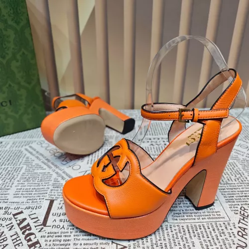 Replica Gucci Sandal For Women #1372078 $100.00 USD for Wholesale