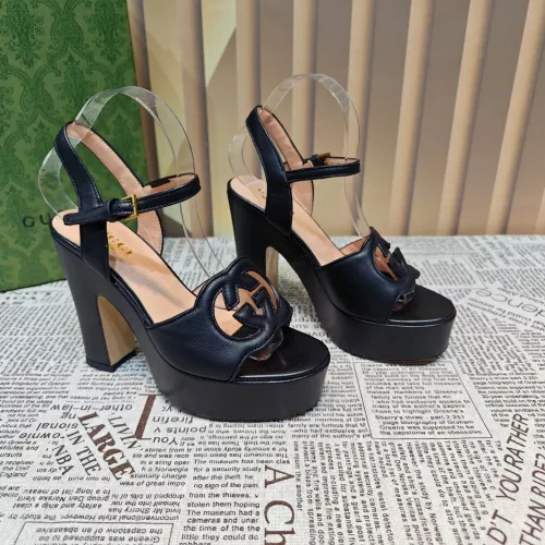 Replica Gucci Sandal For Women #1372080 $100.00 USD for Wholesale
