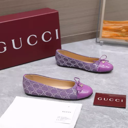 Replica Gucci Flat Shoes For Women #1372089 $112.00 USD for Wholesale