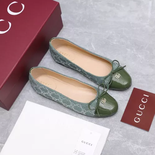 Replica Gucci Flat Shoes For Women #1372090 $112.00 USD for Wholesale
