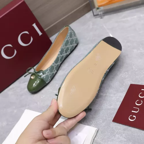 Replica Gucci Flat Shoes For Women #1372090 $112.00 USD for Wholesale
