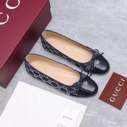 Replica Gucci Flat Shoes For Women #1372091 $112.00 USD for Wholesale