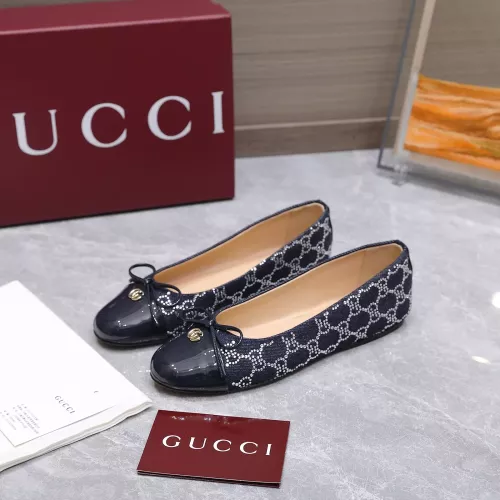 Replica Gucci Flat Shoes For Women #1372091 $112.00 USD for Wholesale