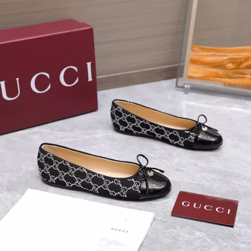 Replica Gucci Flat Shoes For Women #1372092 $112.00 USD for Wholesale