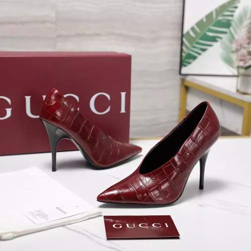 Cheap Gucci High-Heeled Shoes For Women #1372094, $$125.00 USD On Gucci High-Heeled Shoes