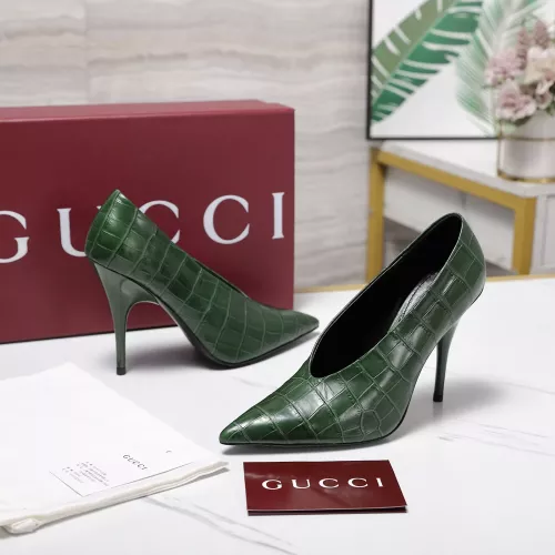 Cheap Gucci High-Heeled Shoes For Women #1372095, $$125.00 USD On Gucci High-Heeled Shoes