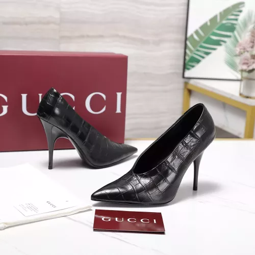 Cheap Gucci High-Heeled Shoes For Women #1372096, $$125.00 USD On Gucci High-Heeled Shoes