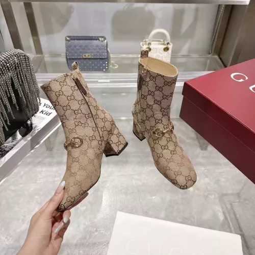 Replica Gucci Boots For Women #1372101 $125.00 USD for Wholesale