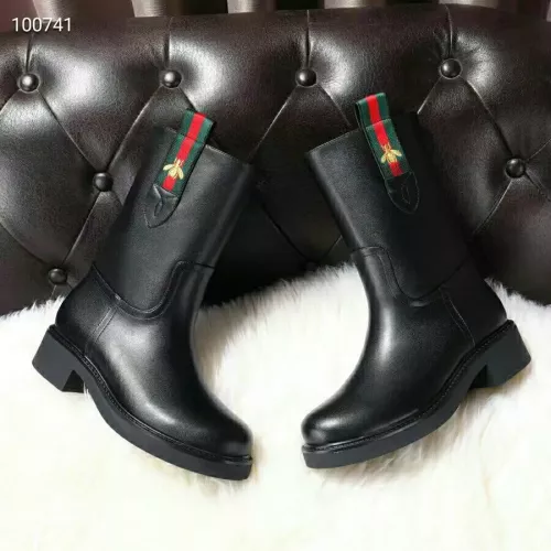 Replica Gucci Boots For Women #1372106 $112.00 USD for Wholesale