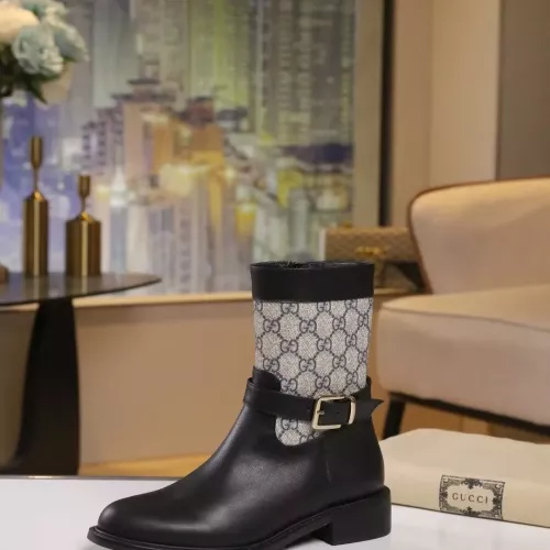 Replica Gucci Boots For Women #1372119 $100.00 USD for Wholesale