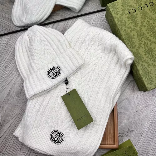 Cheap Gucci Hat and Scarf Set #1372188, $$52.00 USD On Gucci Hat and Scarf and Glove Set