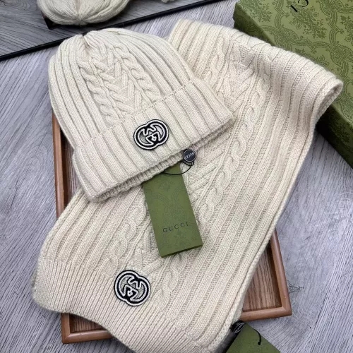 Cheap Gucci Hat and Scarf Set #1372189, $$52.00 USD On Gucci Hat and Scarf and Glove Set