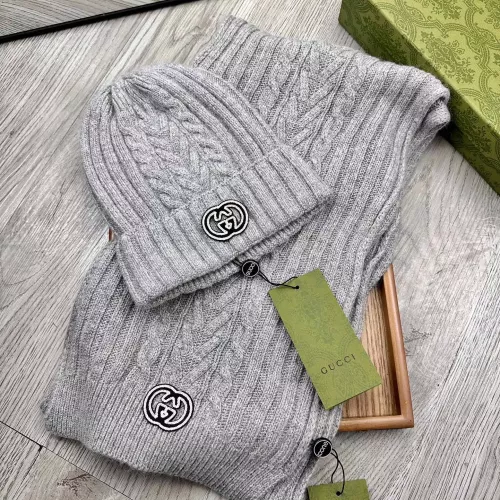 Cheap Gucci Hat and Scarf Set #1372192, $$52.00 USD On Gucci Hat and Scarf and Glove Set