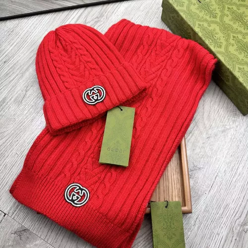Cheap Gucci Hat and Scarf Set #1372196, $$52.00 USD On Gucci Hat and Scarf and Glove Set
