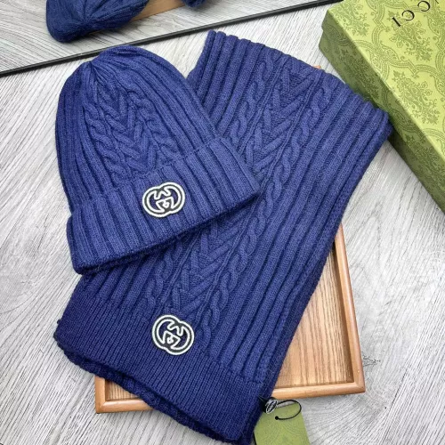 Cheap Gucci Hat and Scarf Set #1372197, $$52.00 USD On Gucci Hat and Scarf and Glove Set