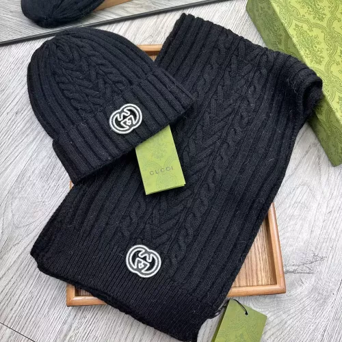 Cheap Gucci Hat and Scarf Set #1372199, $$52.00 USD On Gucci Hat and Scarf and Glove Set