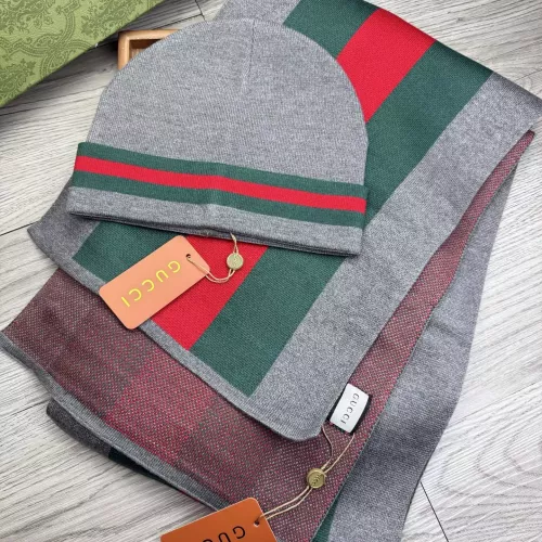 Cheap Gucci Hat and Scarf Set #1372229, $$52.00 USD On Gucci Hat and Scarf and Glove Set