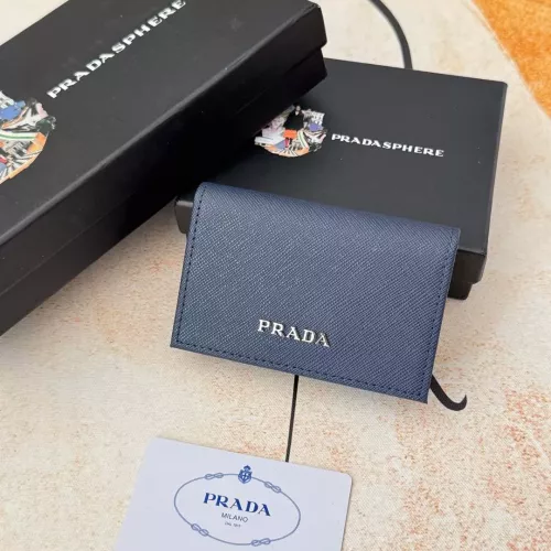 Cheap Prada Wallets In Navy For Men #1372655, $$34.00 USD On Prada Wallets