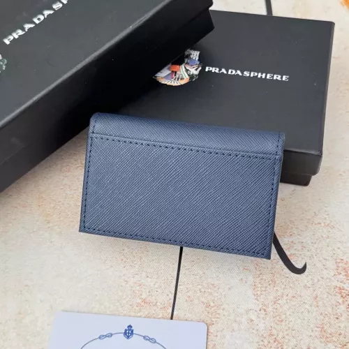Replica Prada Wallets In Navy For Men #1372655 $34.00 USD for Wholesale