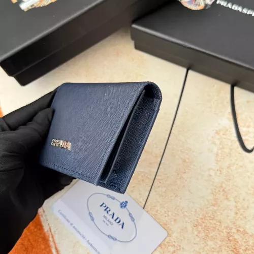 Replica Prada Wallets In Navy For Men #1372655 $34.00 USD for Wholesale