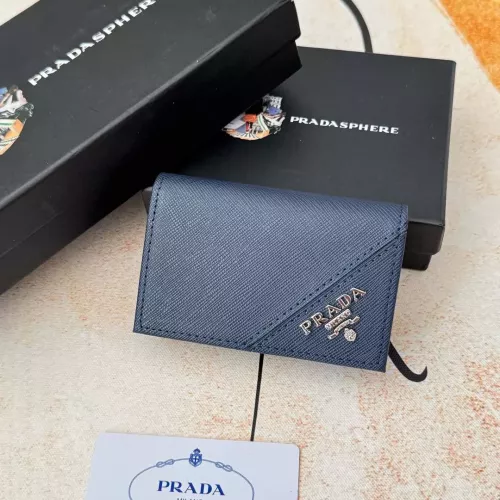 Cheap Prada Wallets In Navy For Men #1372657, $$34.00 USD On Prada Wallets