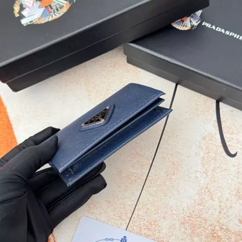 Replica Prada Wallets In Navy For Men #1372663 $34.00 USD for Wholesale