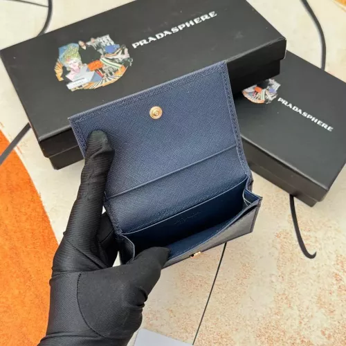 Replica Prada Wallets In Navy For Men #1372663 $34.00 USD for Wholesale