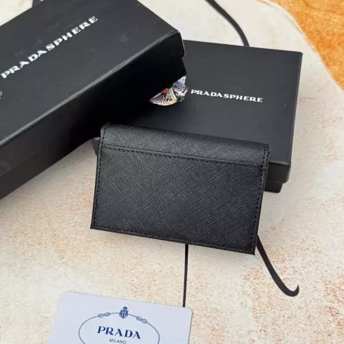 Replica Prada Wallets In Black For Men #1372681 $34.00 USD for Wholesale