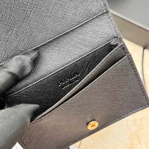 Replica Prada Wallets In Black For Men #1372681 $34.00 USD for Wholesale