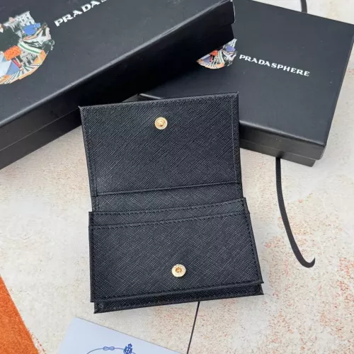 Replica Prada Wallets In Black For Men #1372687 $34.00 USD for Wholesale