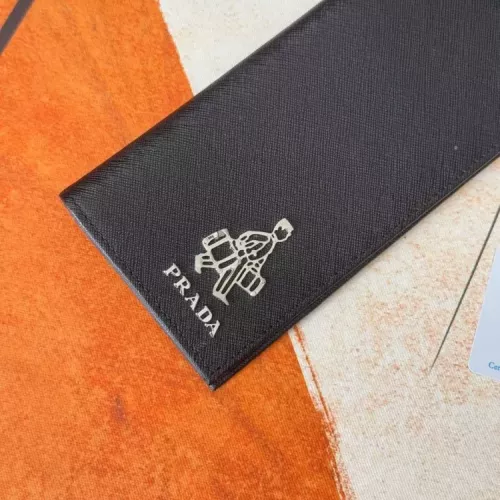 Replica Prada Wallets In Black For Men #1372698 $40.00 USD for Wholesale