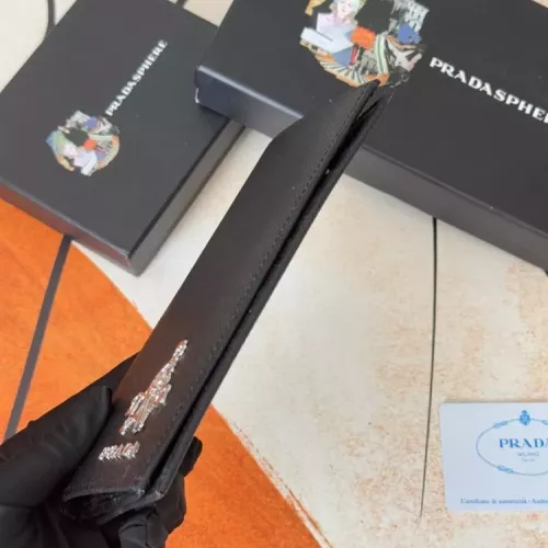 Replica Prada Wallets In Black For Men #1372698 $40.00 USD for Wholesale