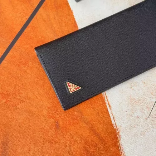 Replica Prada Wallets In Black For Men #1372700 $40.00 USD for Wholesale
