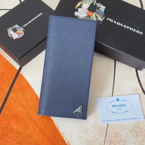 Cheap Prada Wallets In Navy For Men #1372708, $$40.00 USD On Prada Wallets