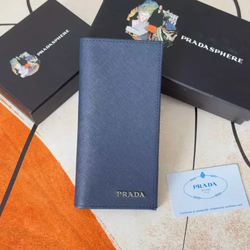 Cheap Prada Wallets In Navy For Men #1372709, $$40.00 USD On Prada Wallets