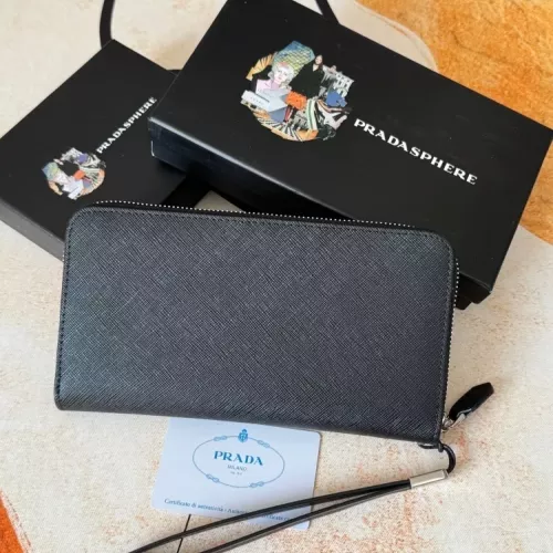 Replica Prada Wallets For Men #1372731 $45.00 USD for Wholesale