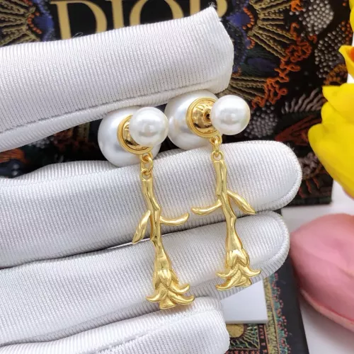 Replica Christian Dior Earrings For Women #1372829 $27.00 USD for Wholesale