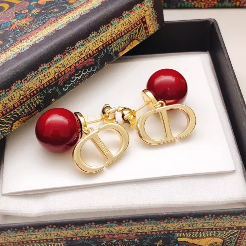Replica Christian Dior Earrings For Women #1372941 $29.00 USD for Wholesale