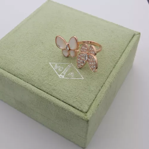 Cheap Van Cleef &amp; Arpels Rings In Rose Gold For Women #1373091, $$27.00 USD On Van Cleef &amp; Arpels Rings