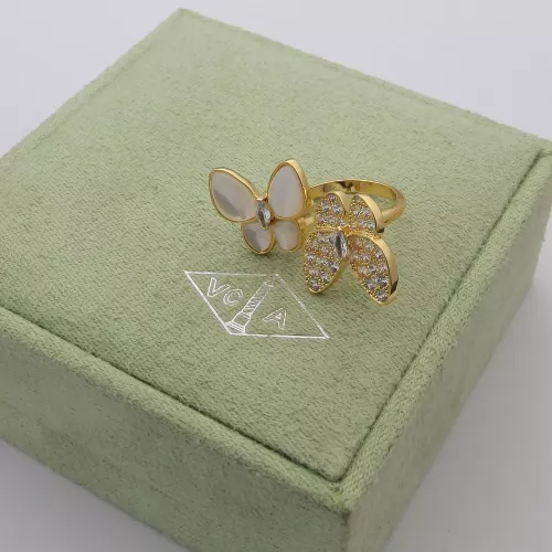 Cheap Van Cleef &amp; Arpels Rings In Gold For Women #1373092, $$27.00 USD On Van Cleef &amp; Arpels Rings