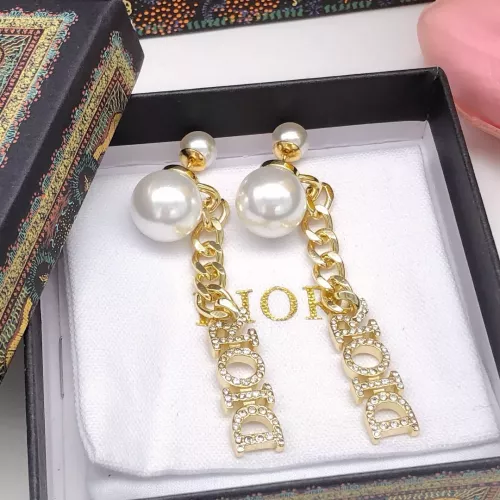 Replica Christian Dior Earrings For Women #1373105 $27.00 USD for Wholesale
