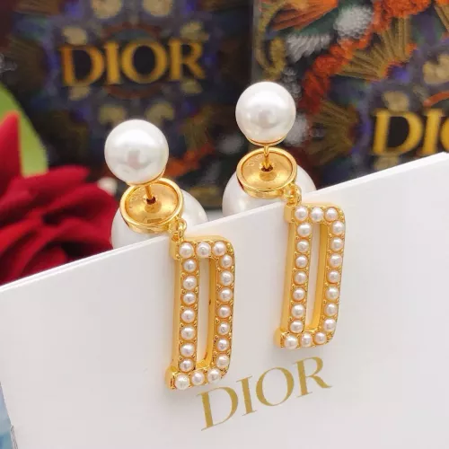 Replica Christian Dior Earrings For Women #1373108 $27.00 USD for Wholesale