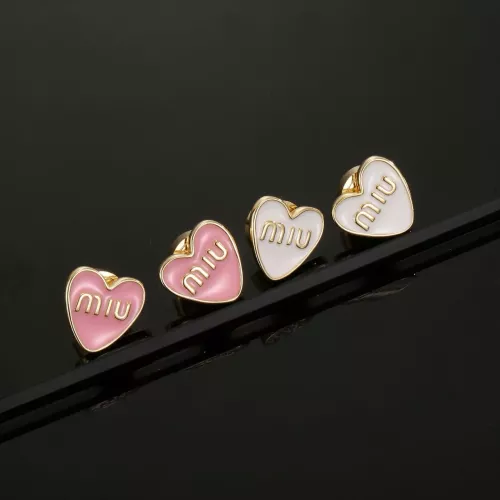Replica MIU MIU Earrings For Women #1373160 $25.00 USD for Wholesale